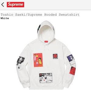 Toshio Saeki x Supreme Hooded Sweatshirt